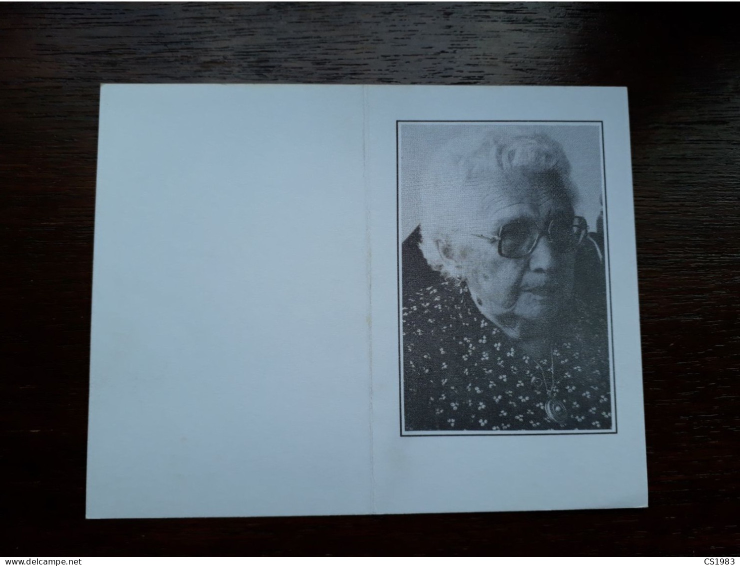 Marie Van Roosbroeck ° Olen 1896 + Herentals 1993 X Nand Neefs (Fam: Bellens - Wouters) - Overlijden