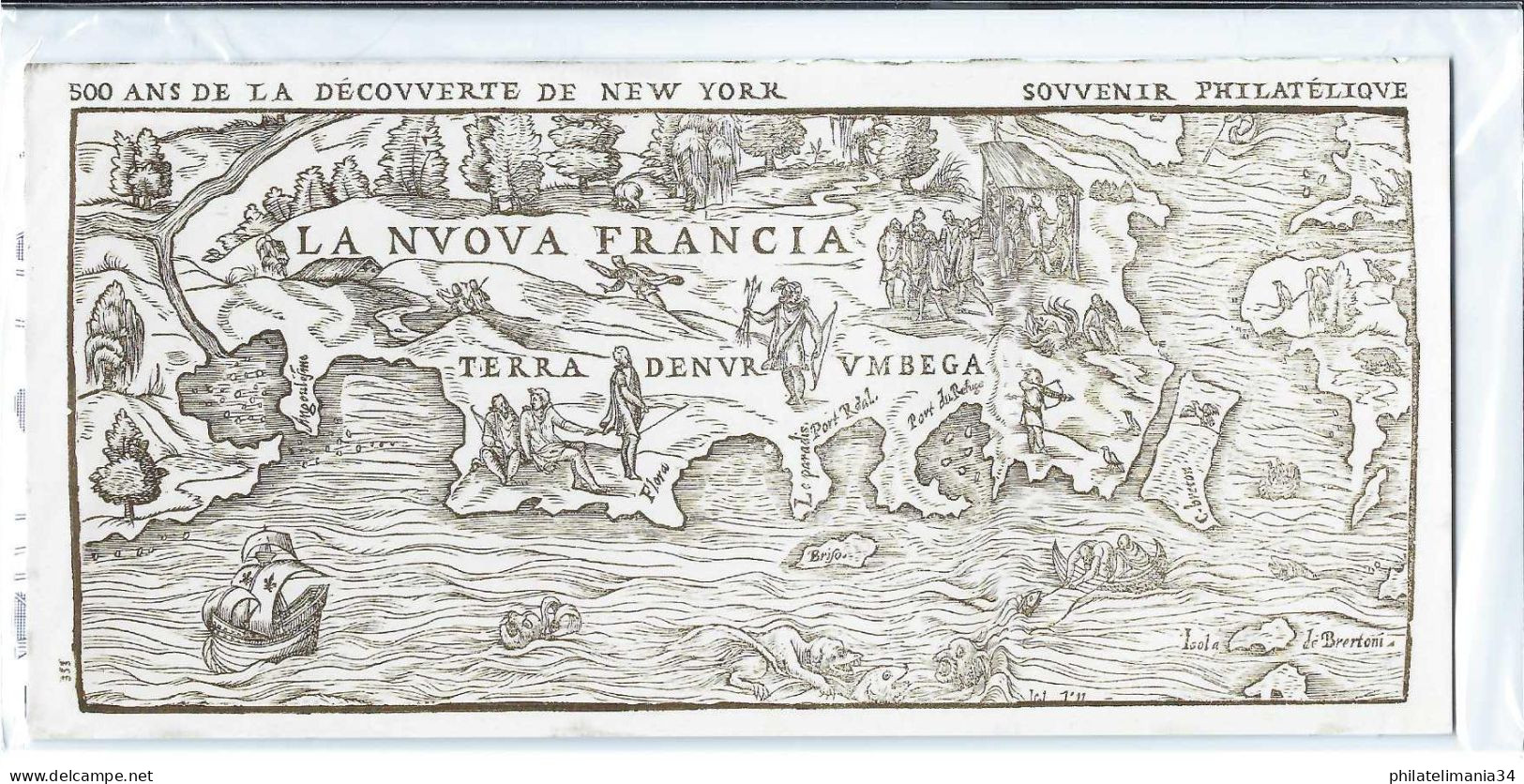 France 2024 - Souvenir Philatéllique : 500 Ans De La Découverte De New York - Souvenir Blocks & Sheetlets