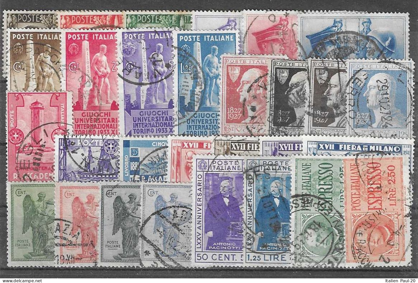 Italien - Selt./gest. Kplt. Serien Aus 1921/41 - Aus Michel 144/628! - Used