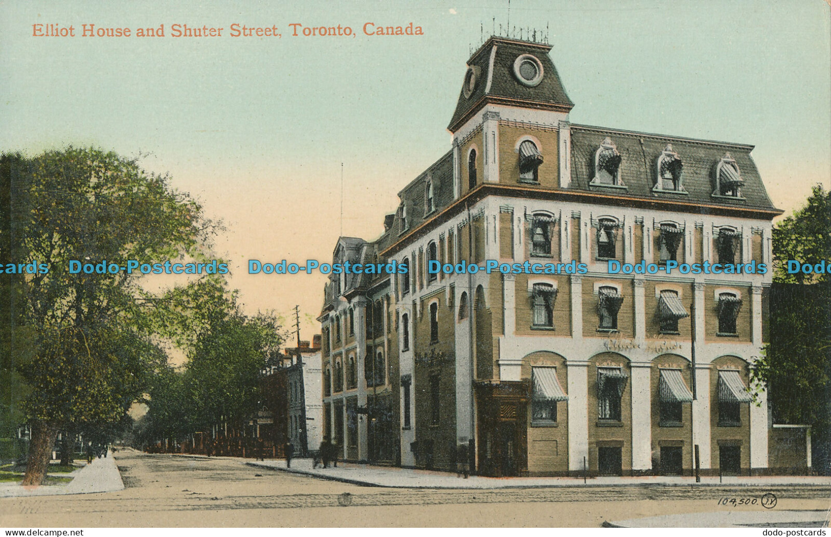 R008947 Elliot House And Shuter Street. Toronto. Canada. Valentine - Monde
