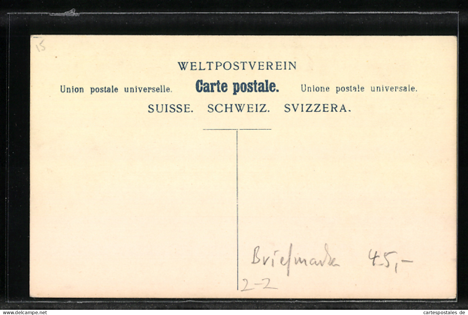 AK Schweizer Briefmarken Und Wappen, Eichenlaub  - Timbres (représentations)