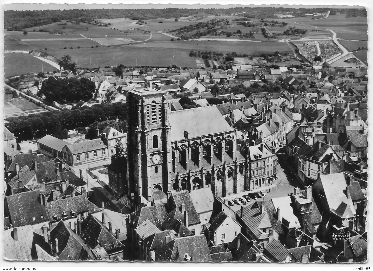 Sezanne , Aérienne , église,  Centre Ville - Sezanne