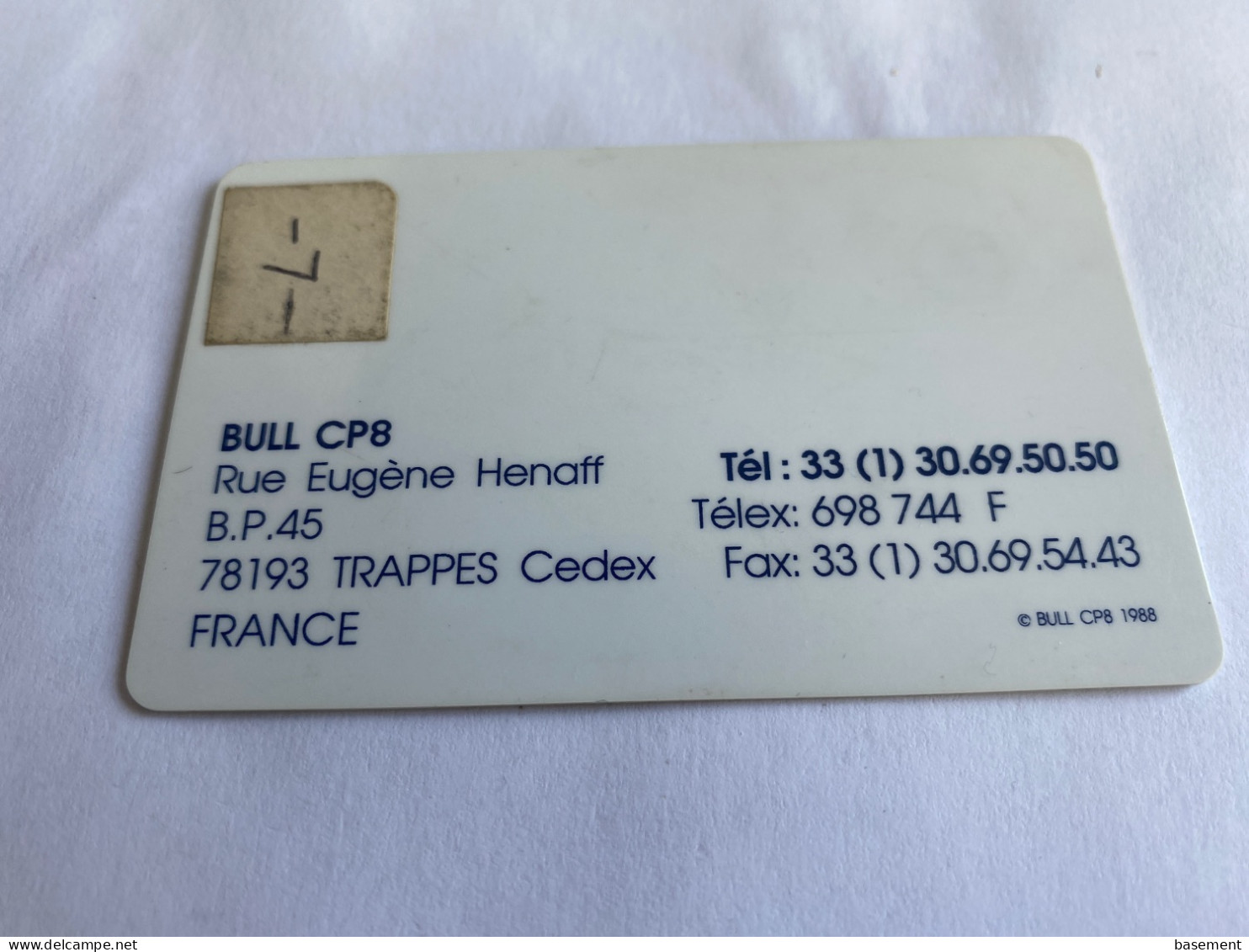 1:091 - Chip Card Bull CP8 - Autres & Non Classés