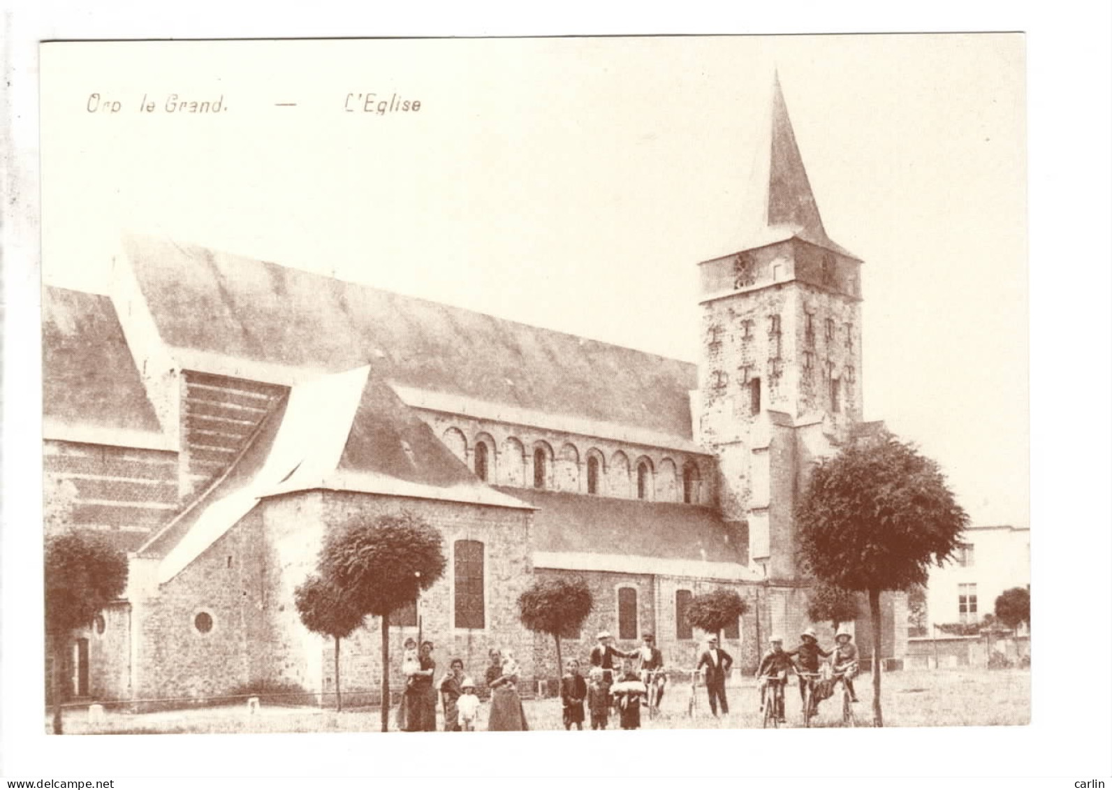Orp Le Grand Eglise ( Carte ADEPS - REPRO ) - Orp-Jauche