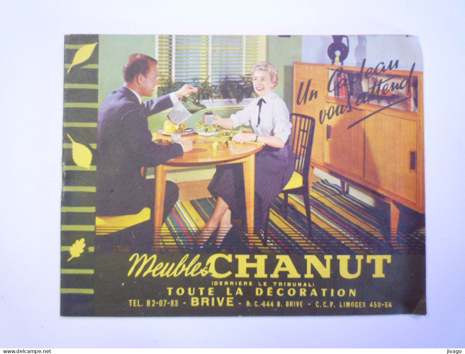 2024 - 1867  Petite Brochure  PUB  " MEUBLES CHANUT "  BRIVE  (16 Pages)   XXX - Advertising