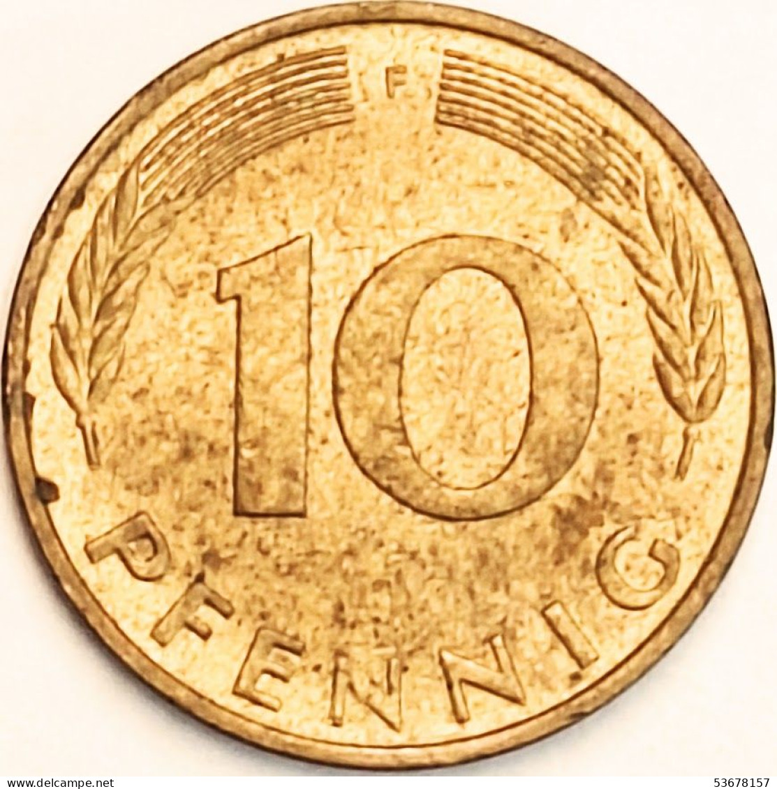 Germany Federal Republic - 10 Pfennig 1978 F, KM# 108 (#4660) - 10 Pfennig