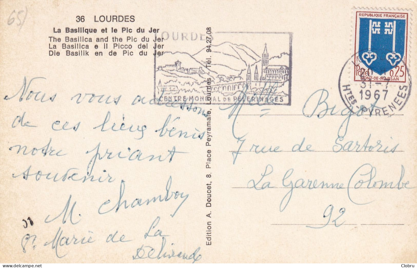 65, Lourdes, La Basilique - Lourdes