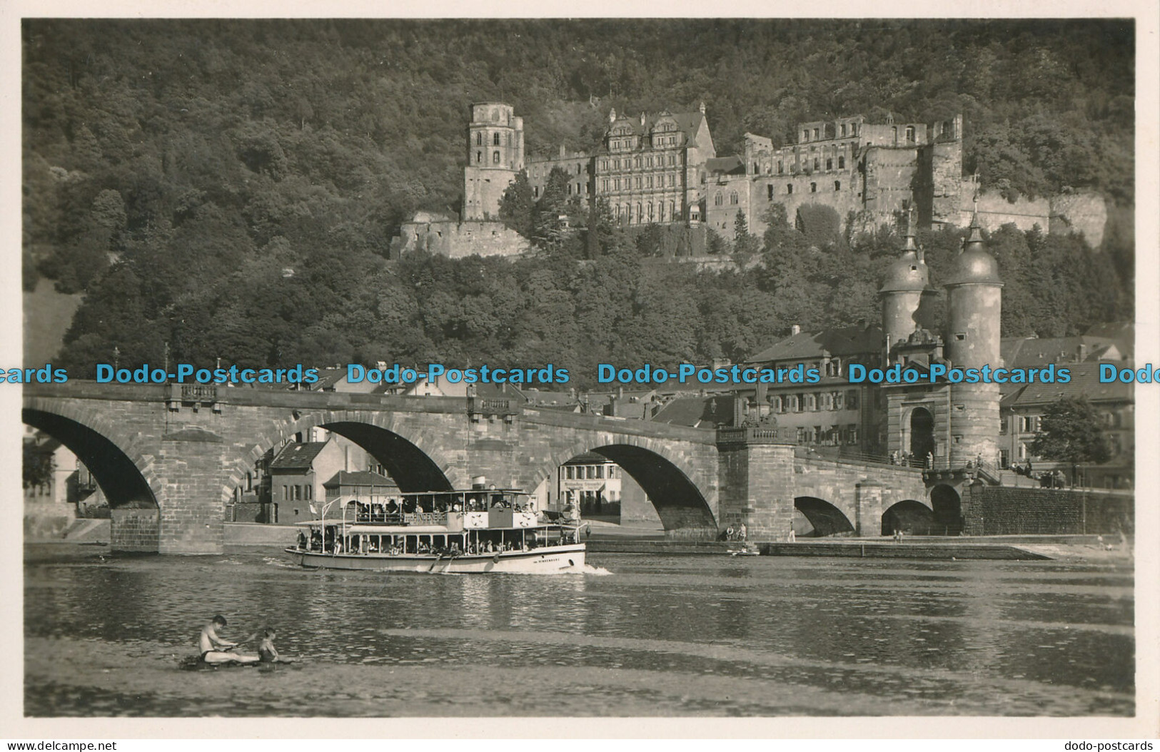 R010090 Heidelberg. Alte Neckarbrucke Und Schloss. Edm. Von Konig. RP - Monde