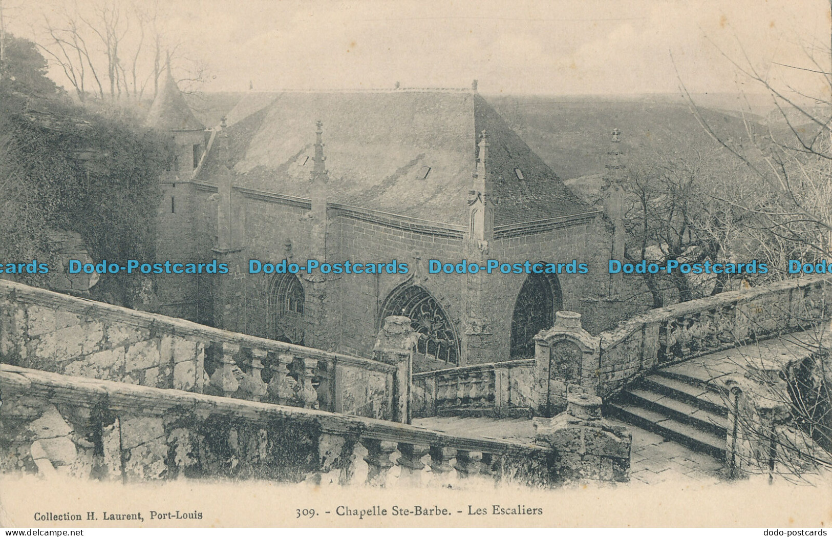 R009061 Chapelle Ste Barbe. Les Escaliers. H. Laurent. No 309 - Monde