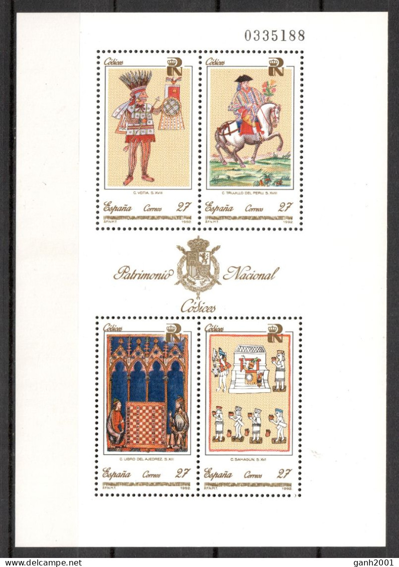 Spain 1992 España / Medieval Art Paintings MNH Arte Medieval Pintura Códices / Mp38  7-39 - Other & Unclassified