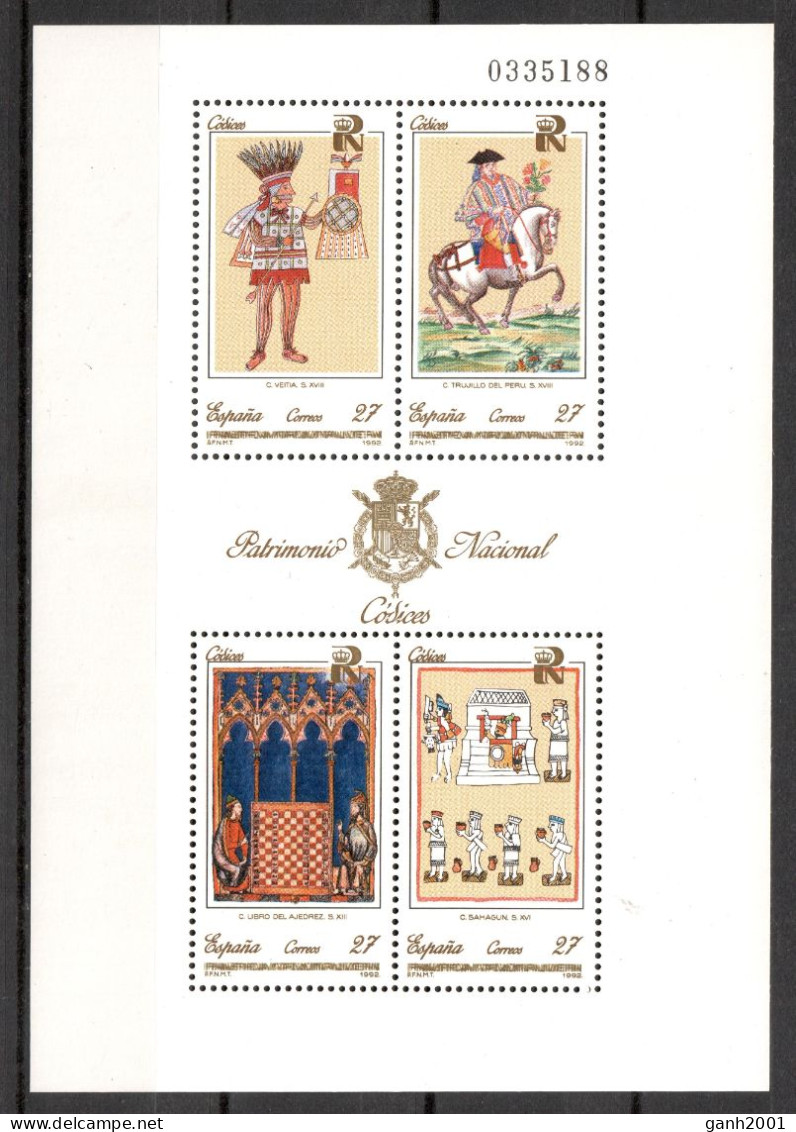 Spain 1992 España / Medieval Art Paintings MNH Arte Medieval Pintura Códices / Mp38  7-39 - Sonstige & Ohne Zuordnung