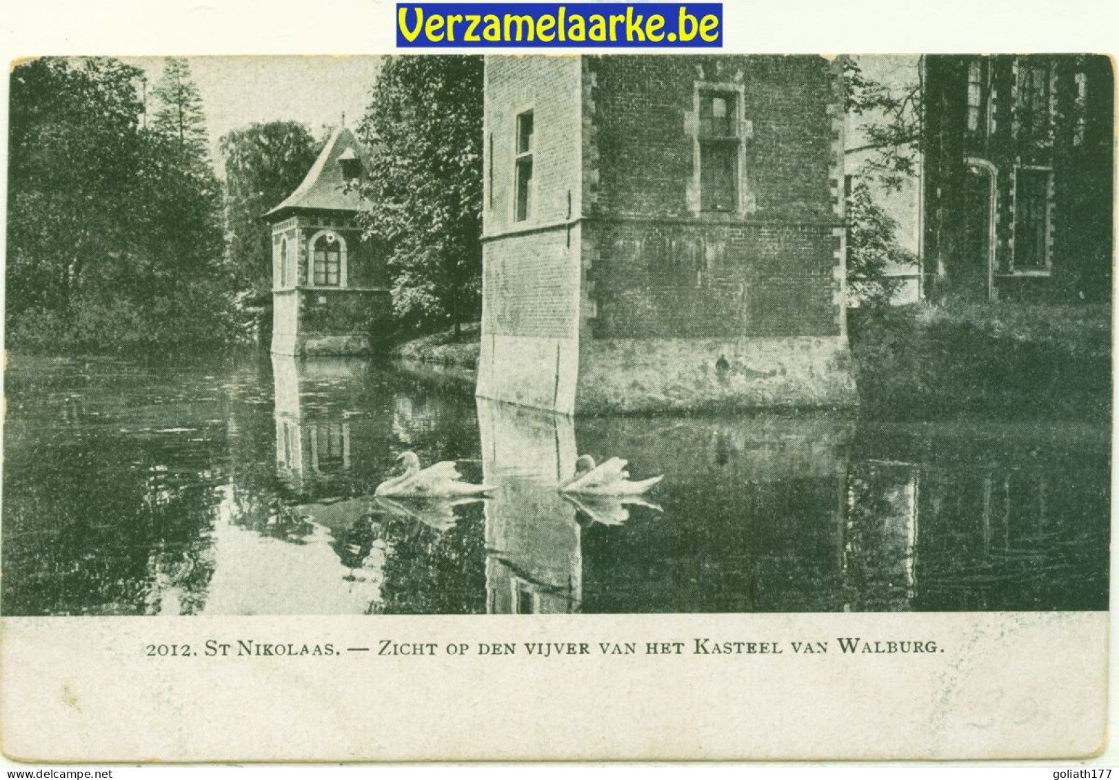 St. Nikolaas - Zicht Op Den Vijver Van Het Kasteel Van Walburg - Sint-Niklaas
