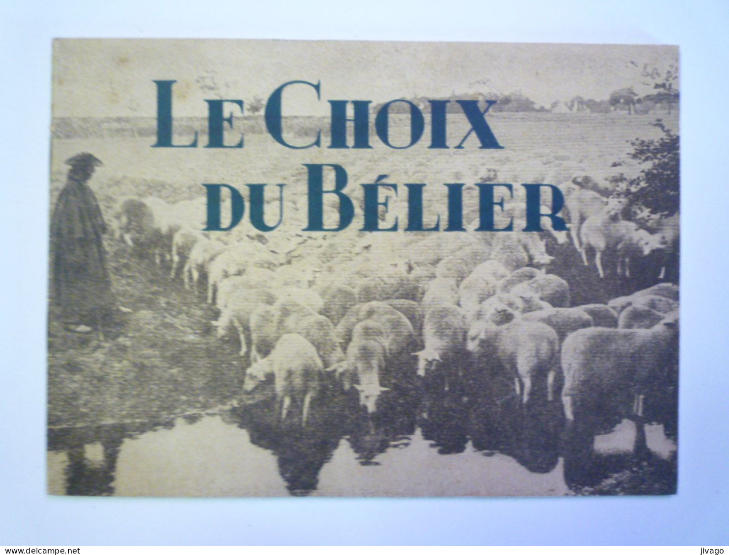 2024 - 1868  " LE CHOIX DU BELIER "  Petite Brochure  PUB   (16 Pages)   XXX - Advertising