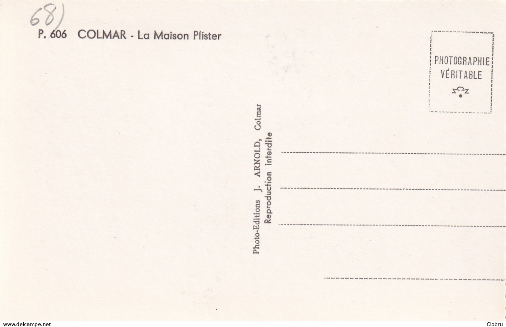 68, Colmar, La Maison Pfister - Colmar