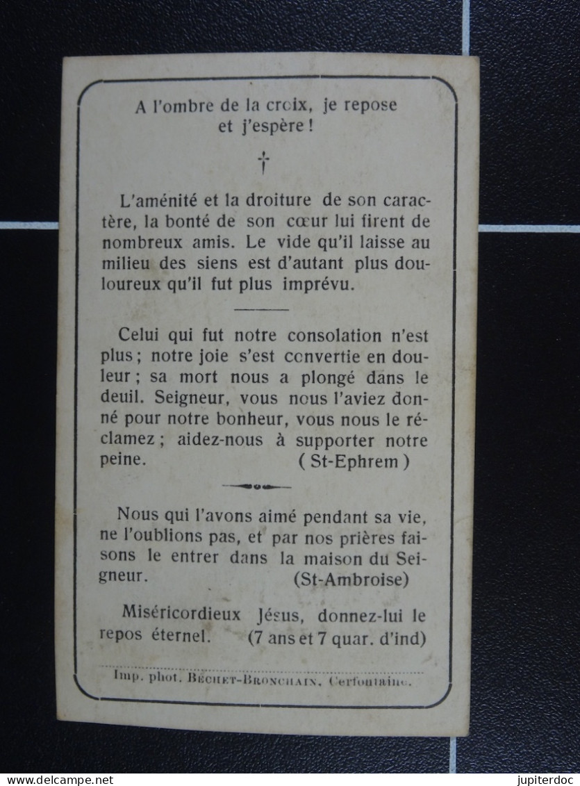 Louis Pierson épx Haverland Froidchapelle 1887 1921  /32/ - Devotieprenten