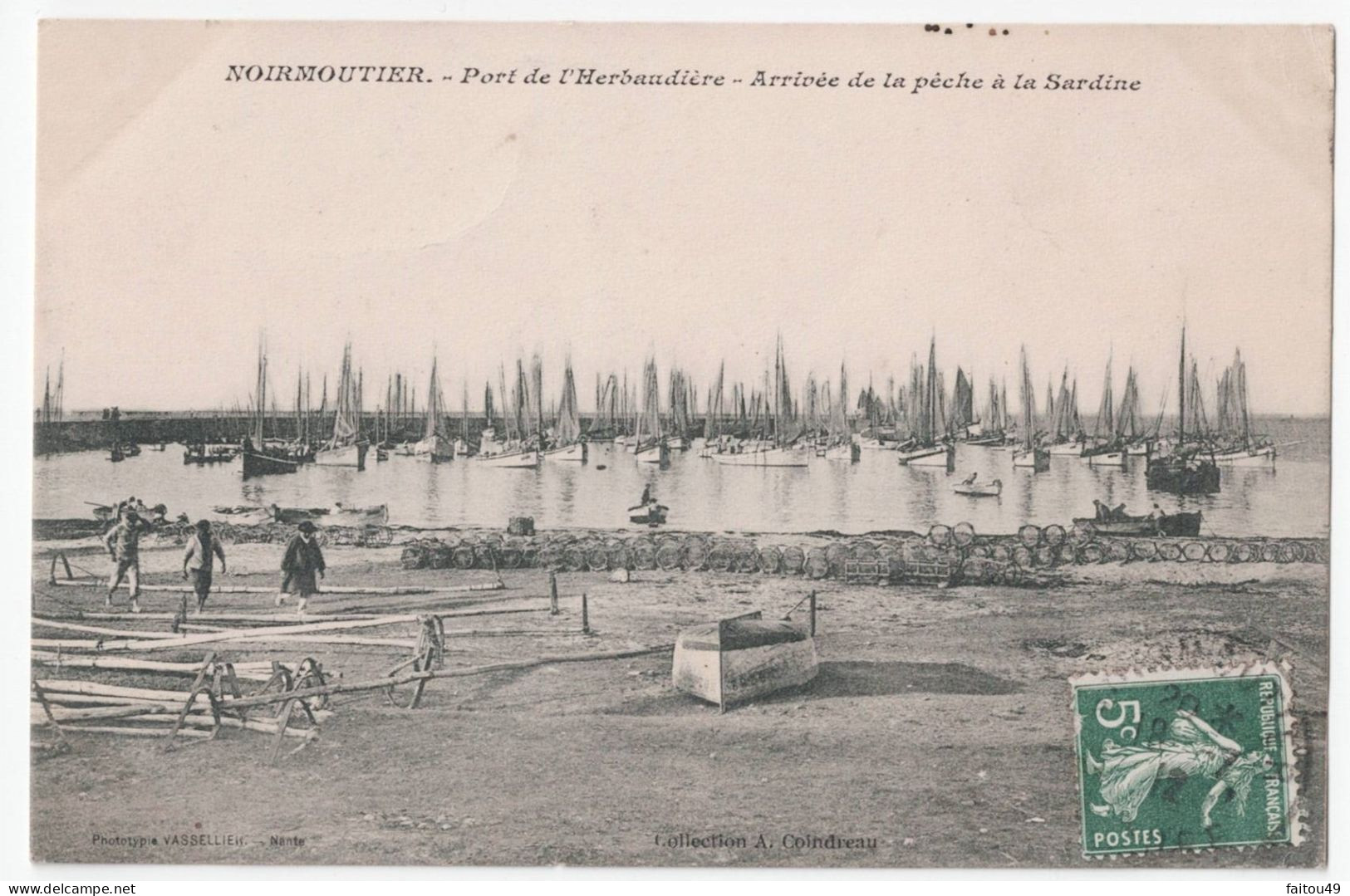 85 - ILE DE NOIRMOUTIER - Port De L Herbaudière Arrivée Des Bateaux De La Peche Des Sardines 23 - Ile De Noirmoutier