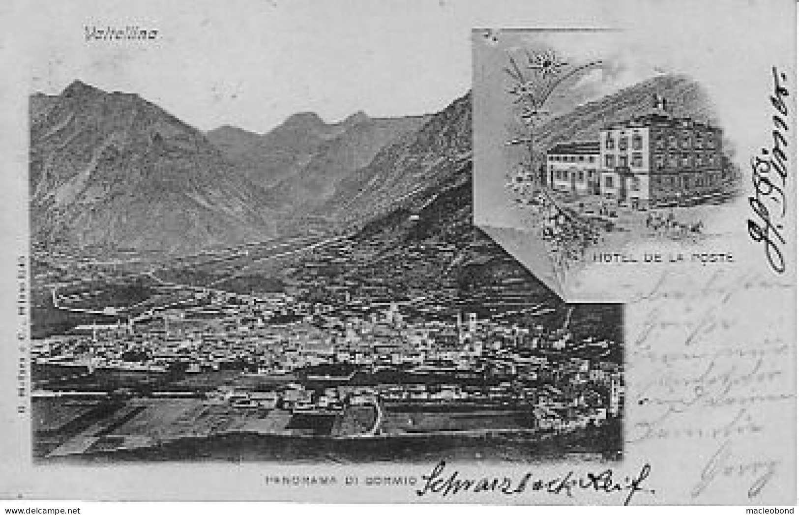 Bormio (Sondrio) -  Albergo Della Posta 1899 - Sondrio