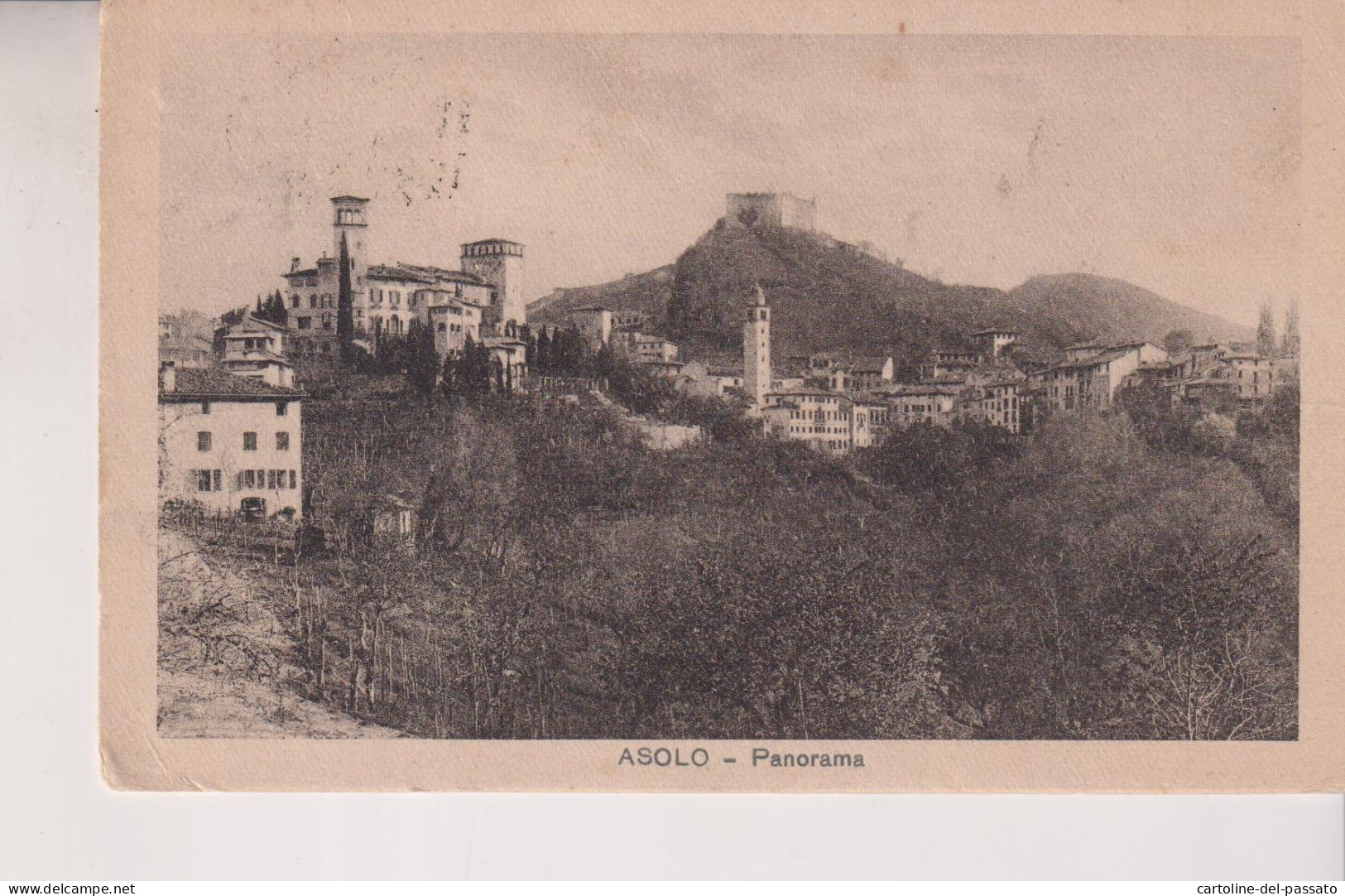ASOLO  TREVISO  PANORAMA VG 1932 - Treviso