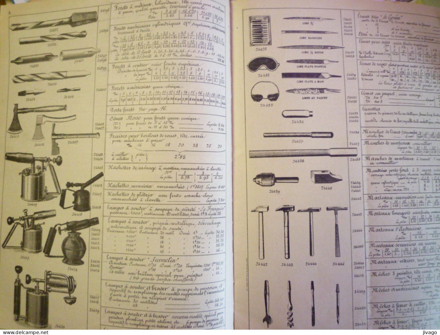 2024 - 1870  CATALOGUE  PUB  "QUINCAILLERIE EN GROS"L. DROUOT    PARIS   1925   XXX - Publicités