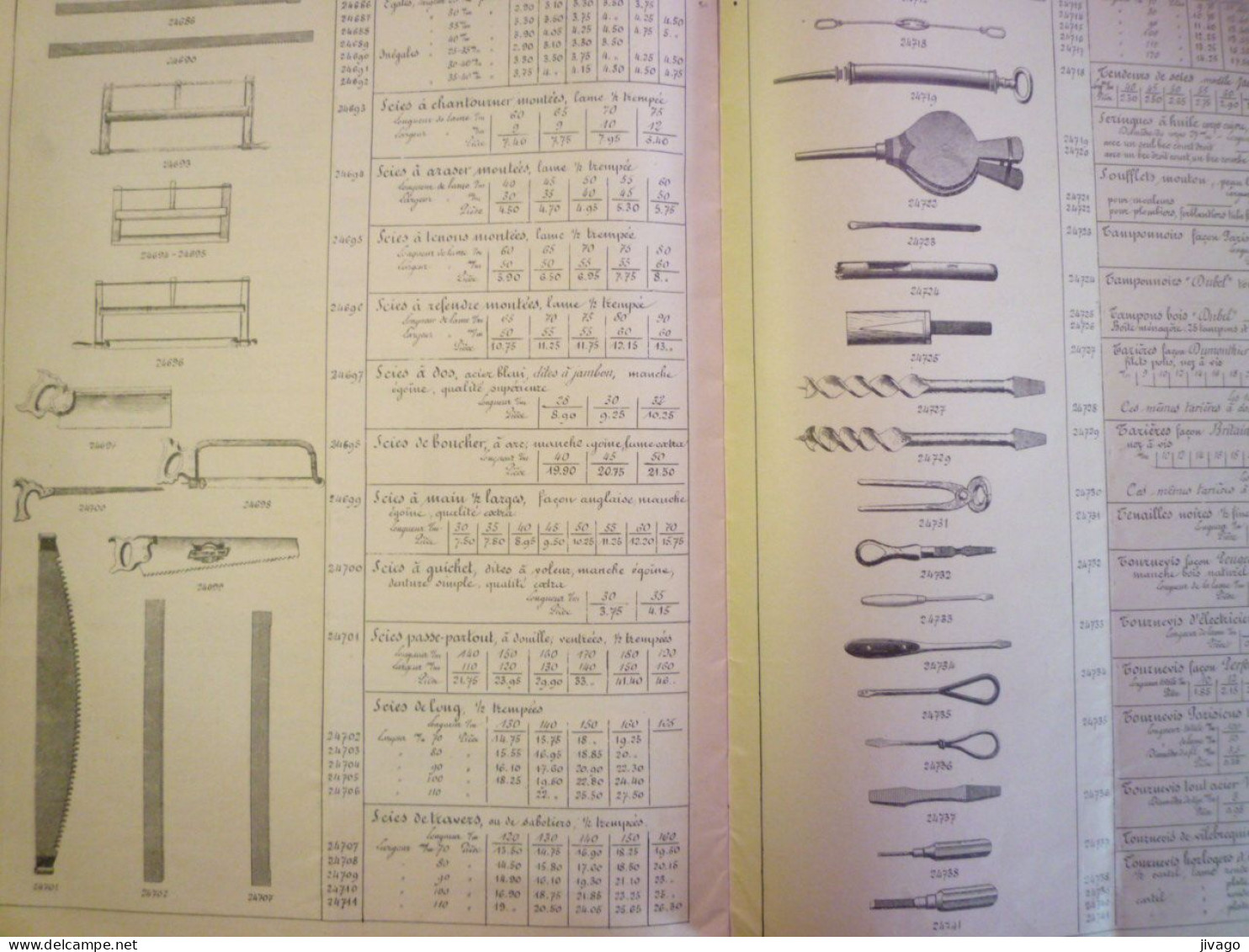 2024 - 1870  CATALOGUE  PUB  "QUINCAILLERIE EN GROS"L. DROUOT    PARIS   1925   XXX