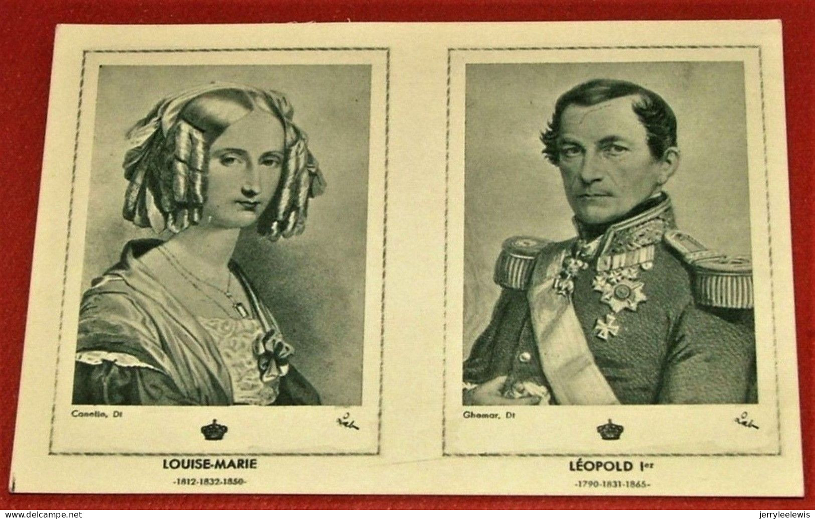 Le Roi Léopold I Et La Reine Louise-Marie - Königshäuser