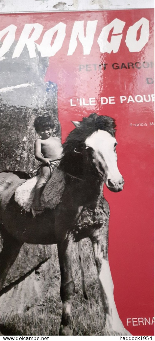 ORONGO Petit Garçon De L'ile De Paques FRANCIS MAZIERE Nathan 1965 - Andere & Zonder Classificatie