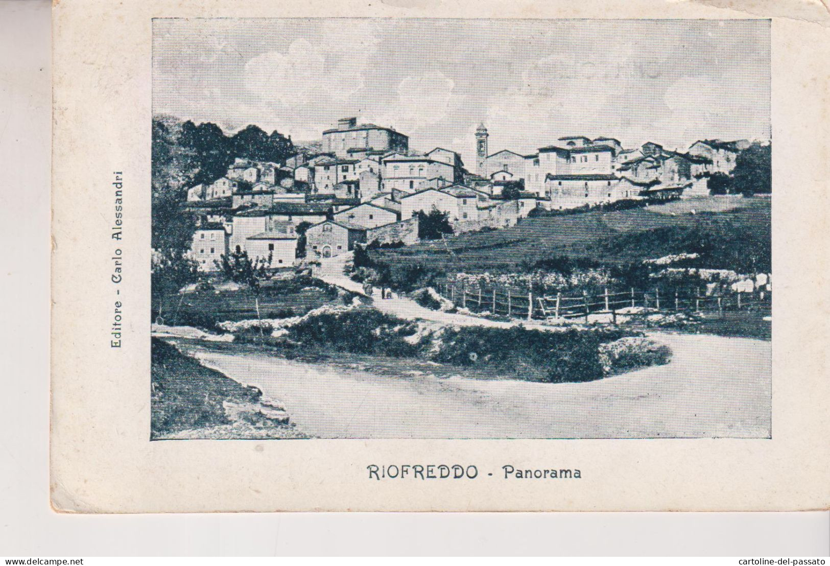 RIOFREDDO  ROMA  PANORAMA  VG  1909 - Autres & Non Classés