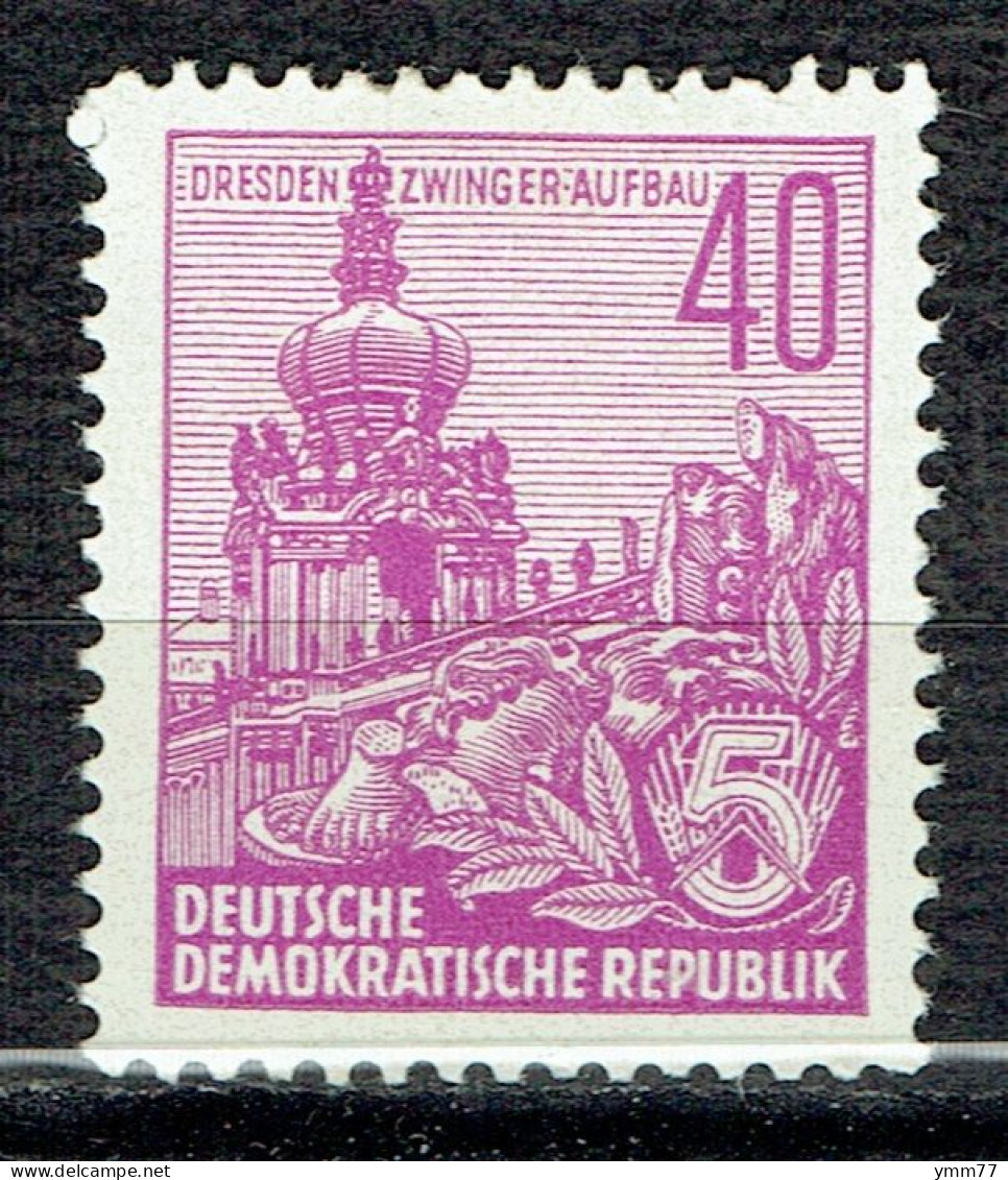 Série Courante. Plan Quinquennal : Reconstruction De Dresde - Unused Stamps