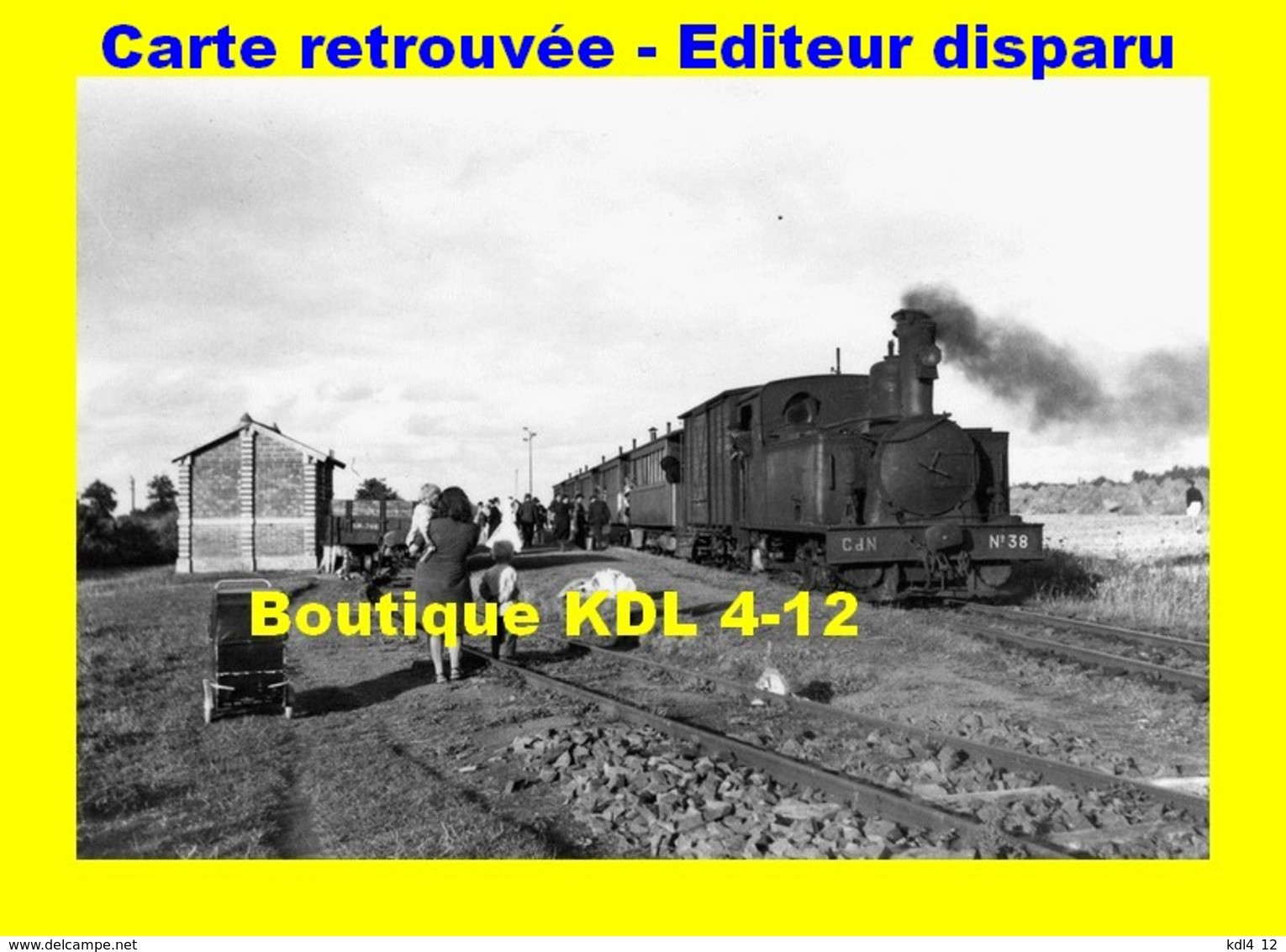 BVA 802-06 - Train - Loco Corpet-louvet 030 T N° 38 En Gare - KEREGAL - Côtes D'Armor - CdN - Stations With Trains