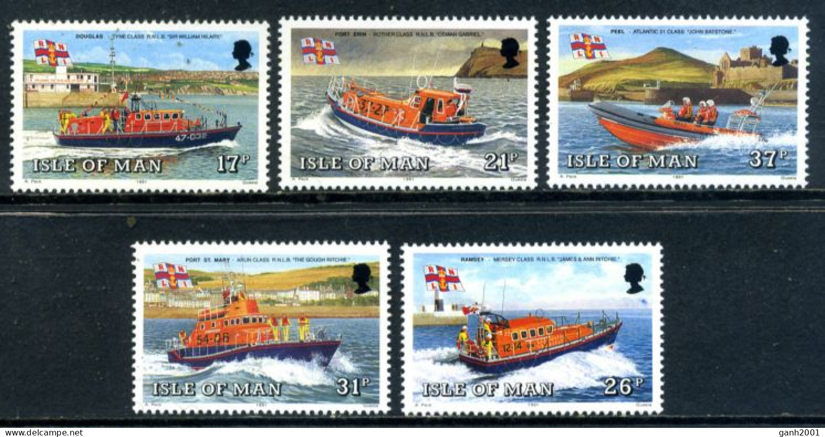 Isle Of Man 1991 / Ships MNH Barcos Schiffe Bateaux / Dw34  32-11 - Bateaux