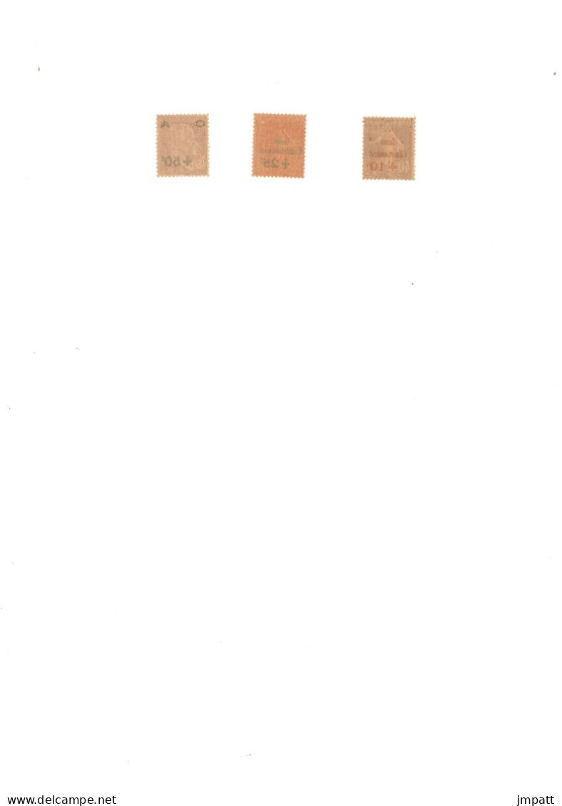Au Profit De La Caisse D'amortissement, 2è Série Année 1928. N° 249-250-251 Neufs, Valeur 235.00€ - 1927-31 Caisse D'Amortissement