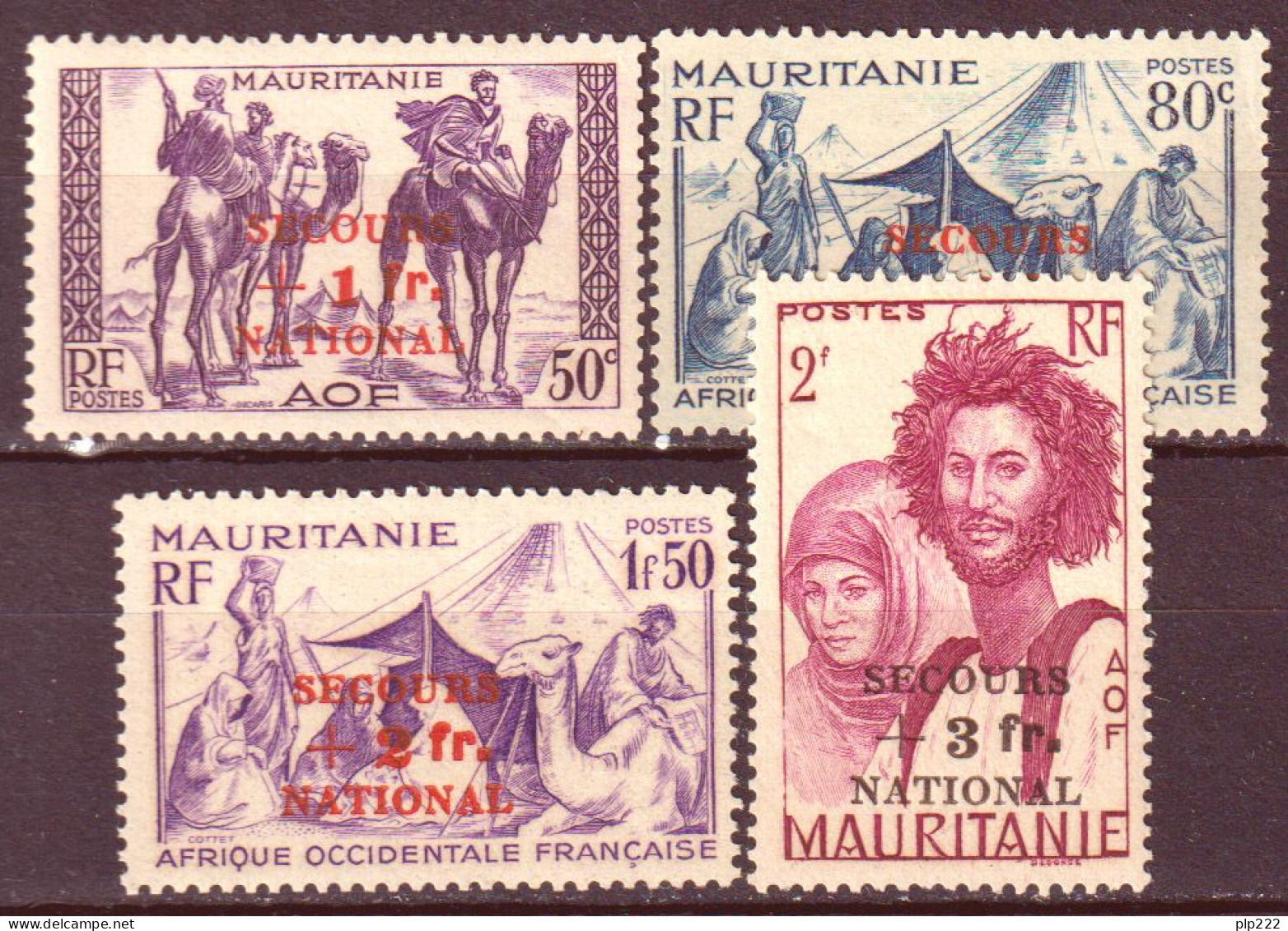 Mauritania 1941 Y.T.119/22 **/*/MNH/MH VF/F - Unused Stamps