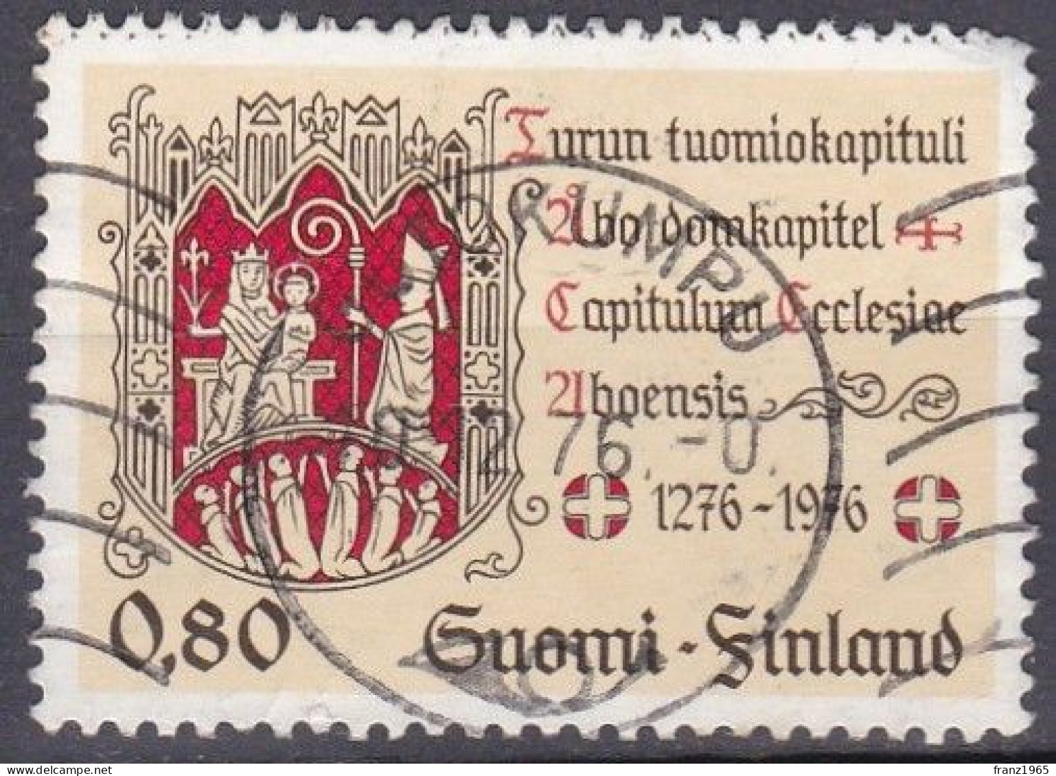 700th Anniversary Of The Cathedral Chapter Of Turku - 1976 - Used Stamps