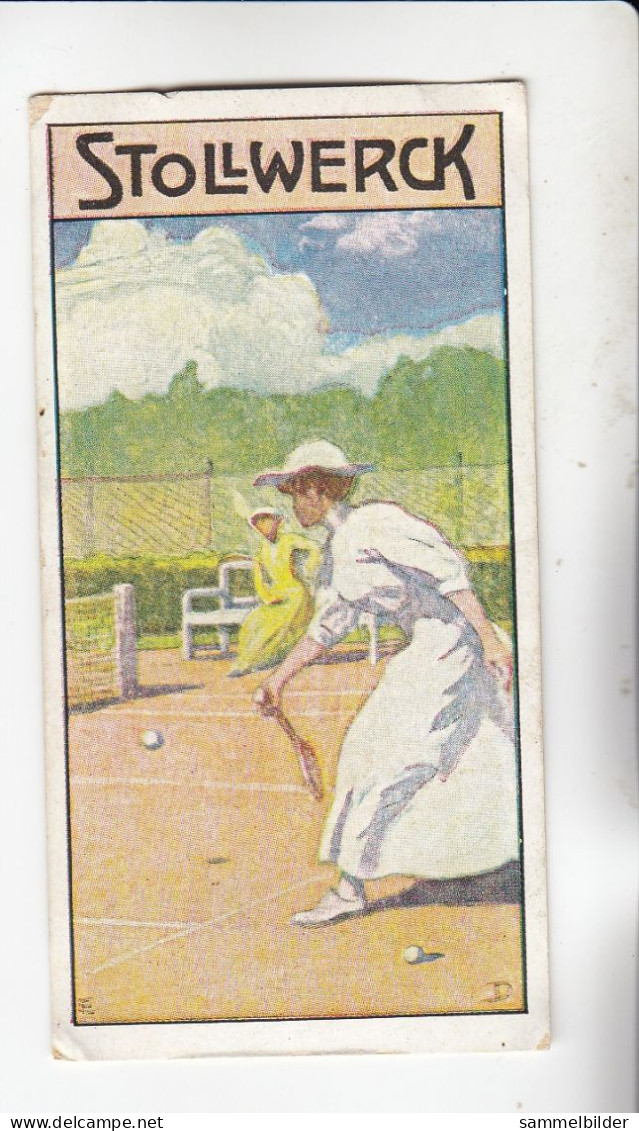 Stollwerck Album No 15 Sport Tennis Einzelspiel     Grp 566#1 Von 1915 - Stollwerck