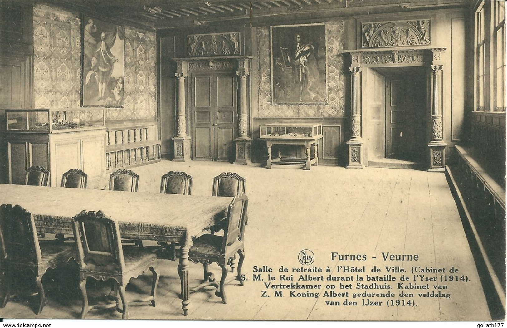 Furnes - Salle De Retraite A L'Hotel De Ville - Veurne - Vertrekkamer Op Het Stadhuis - Veurne
