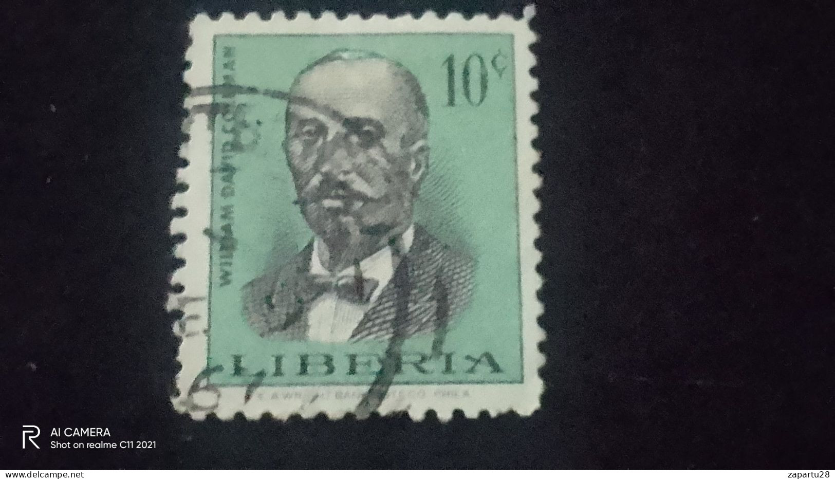LİBERİA-          10    CENT               USED - Liberia