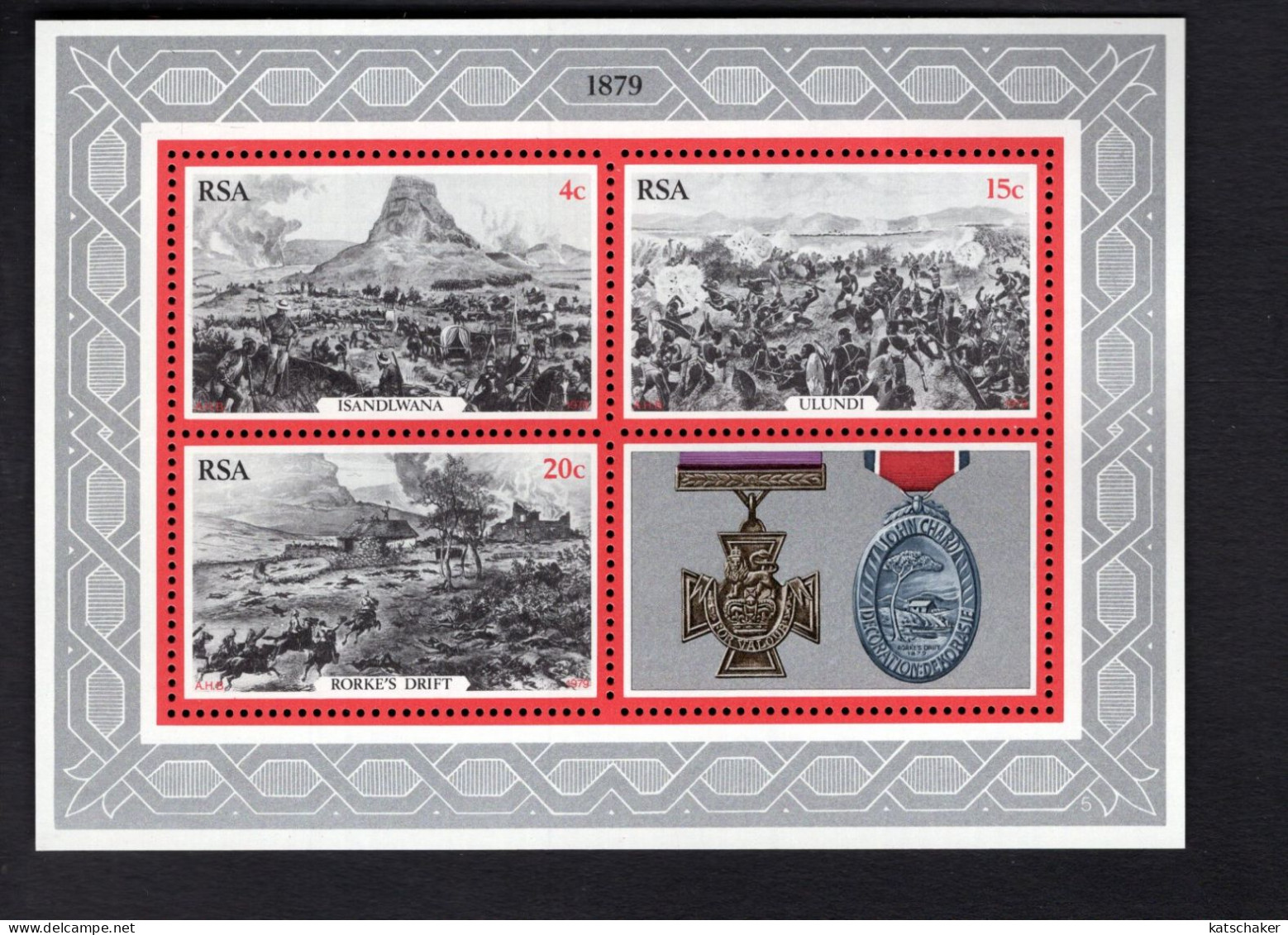 2031815027 1980 SCOTT 521A (XX)  POSTFRIS MINT NEVER HINGED - CENTENARY OF ZULU WAR - Unused Stamps