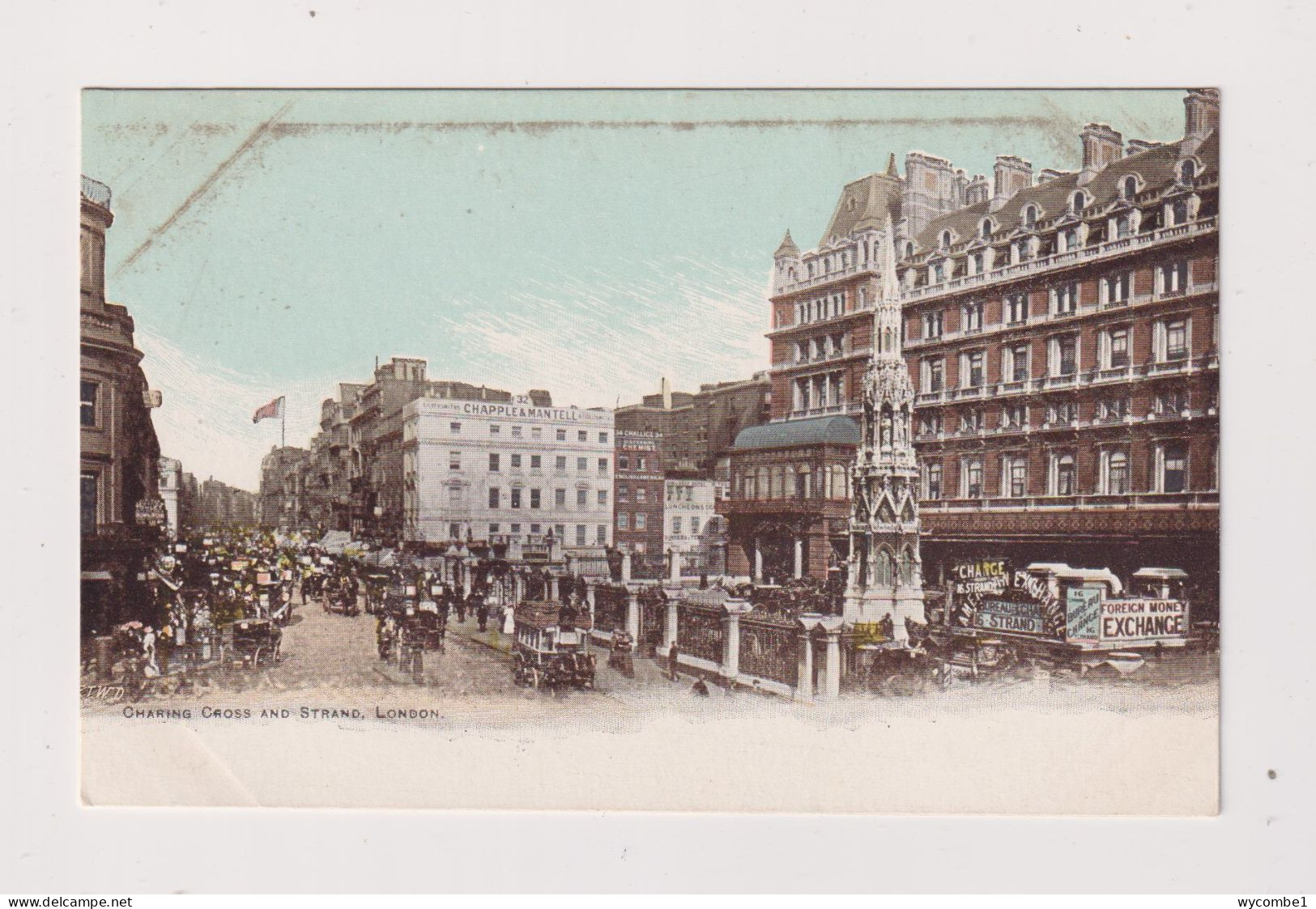 ENGLAND - London Charing Cross And Strand Unused Vintage Postcard - Autres & Non Classés