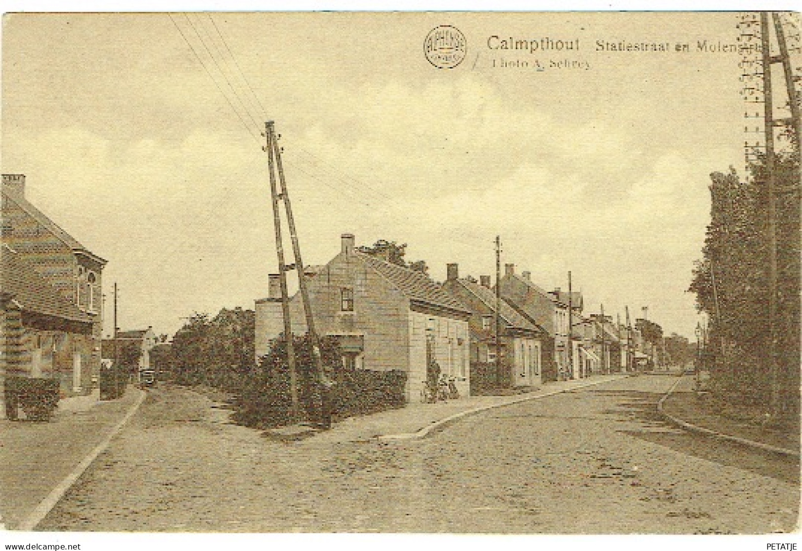 Calmpthout , Statiestraat/Molenstraat - Kalmthout