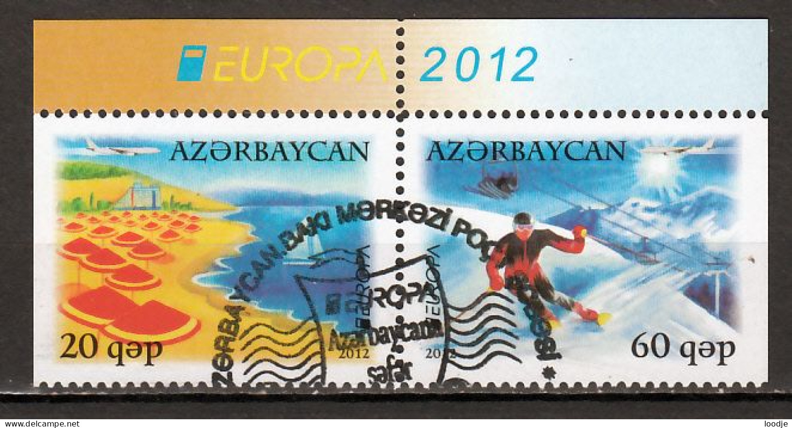 Azerbeidzjan Europa Cept 2012  Gestempeld Paar - 2012