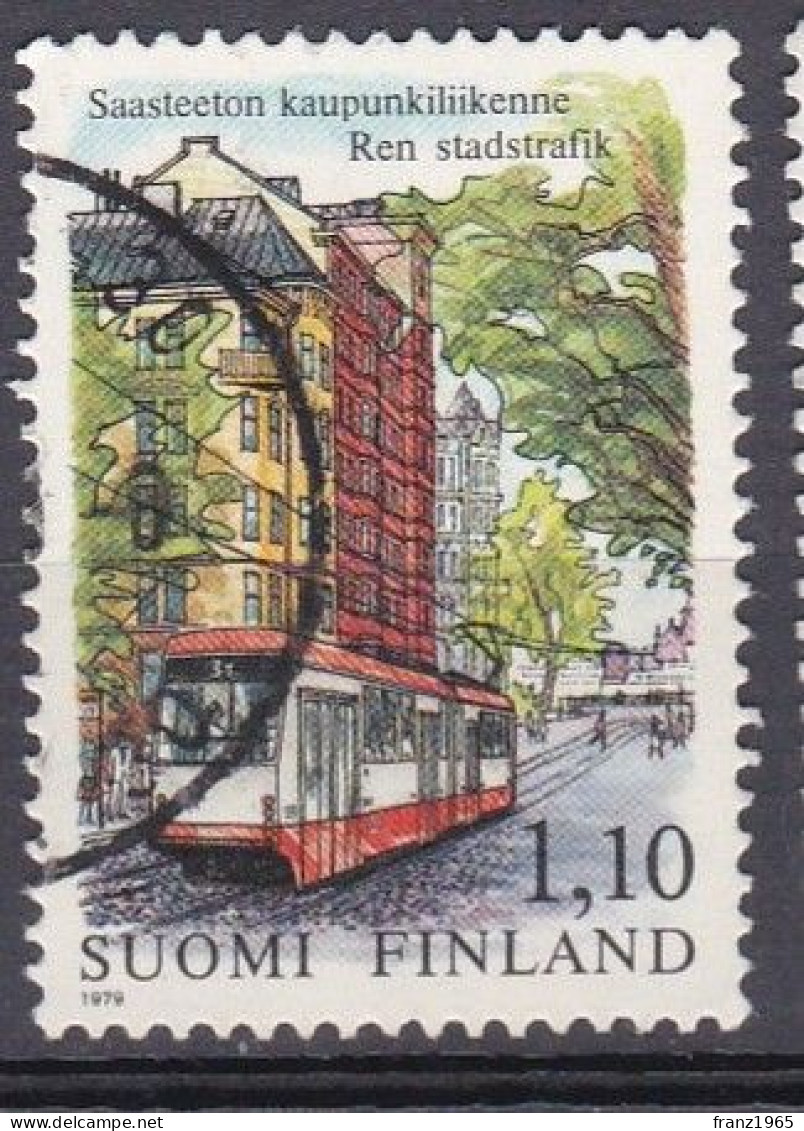 Helsinki Tramway - 1979 - Used Stamps