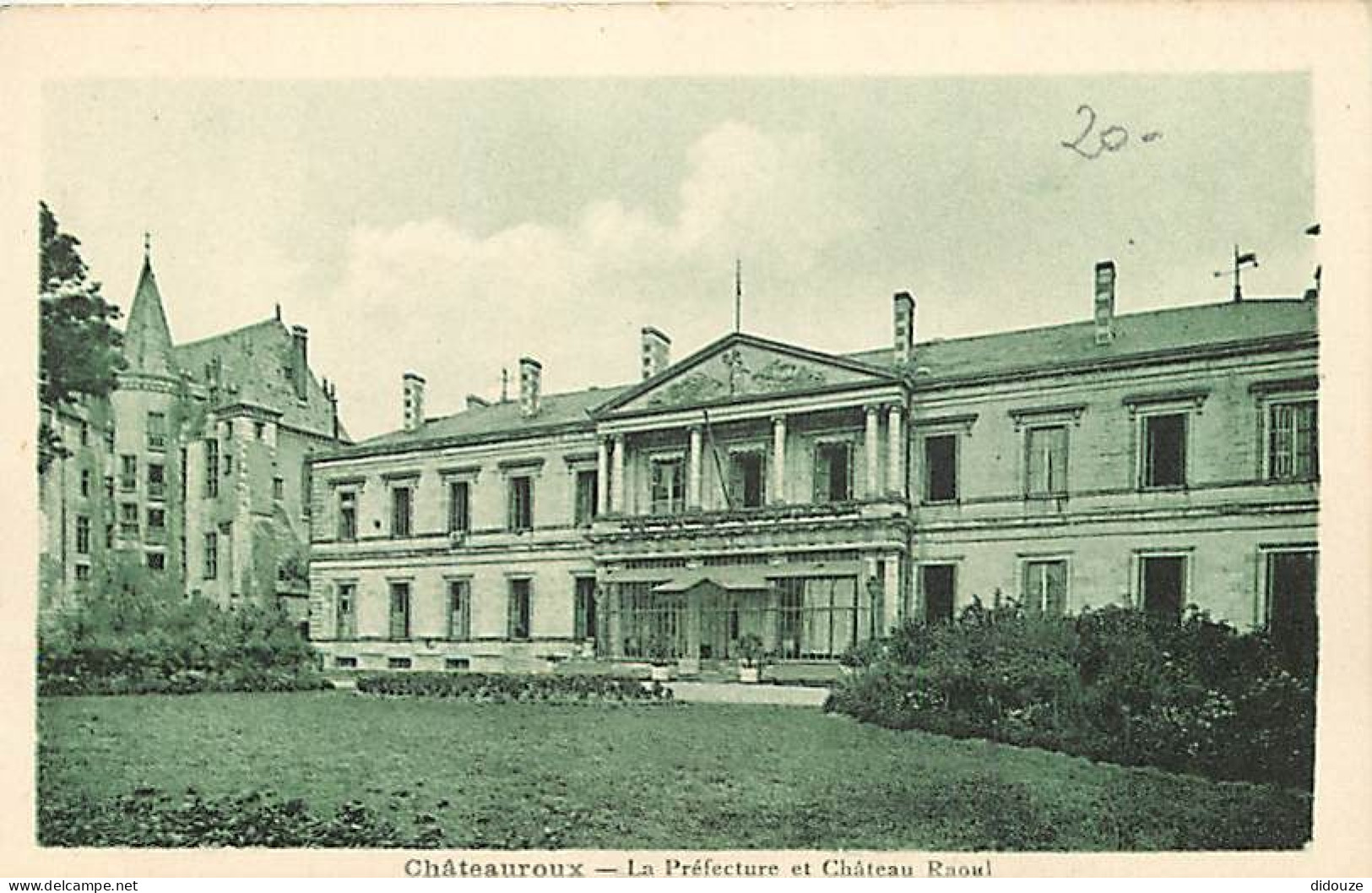 36 - Chateauroux - La Préfecture Et Château Raoul - CPA - Voir Scans Recto-Verso - Chateauroux