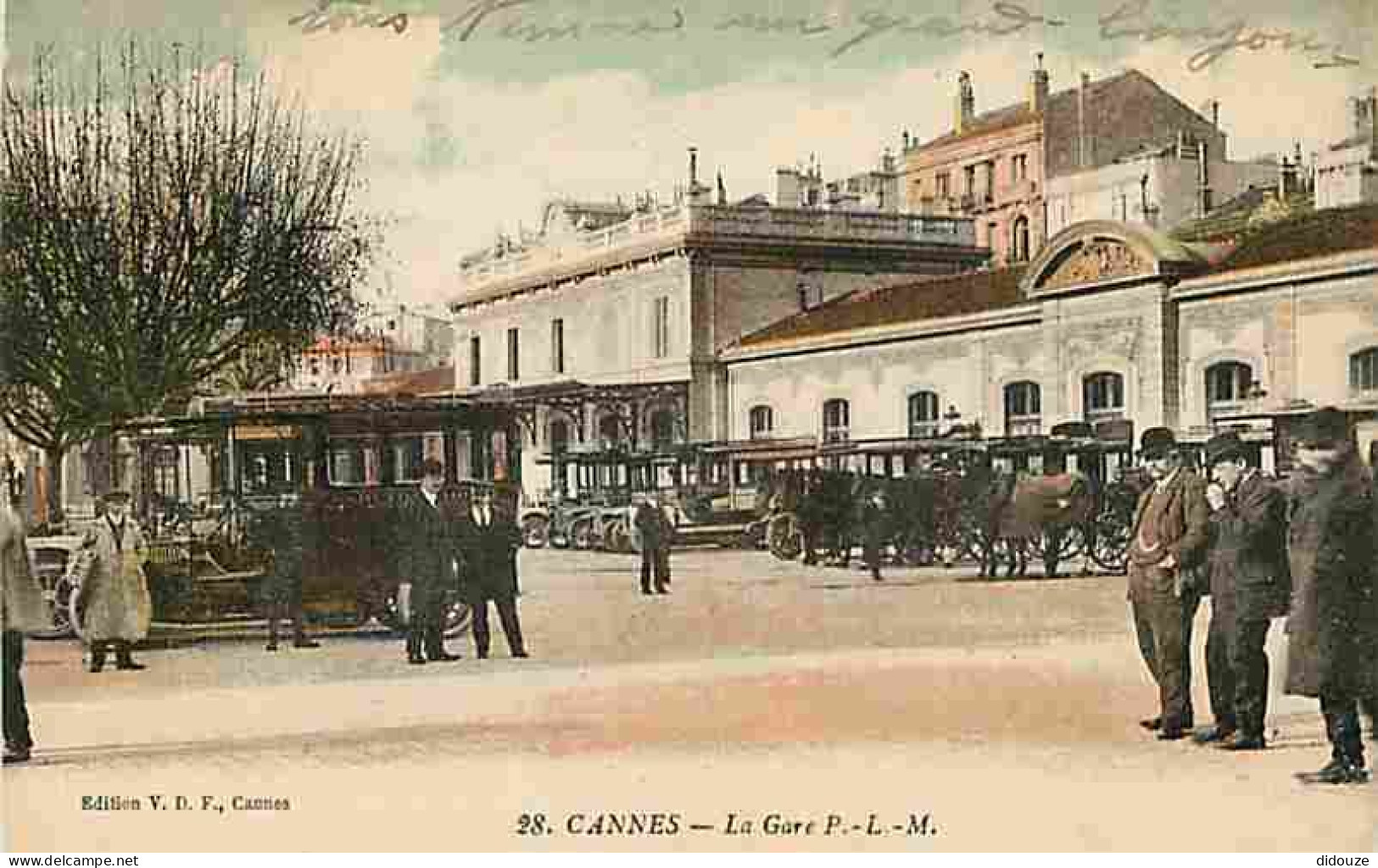 06 - Cannes - La Gare - Animée - Automobiles - CPA - Voir Scans Recto-Verso - Cannes