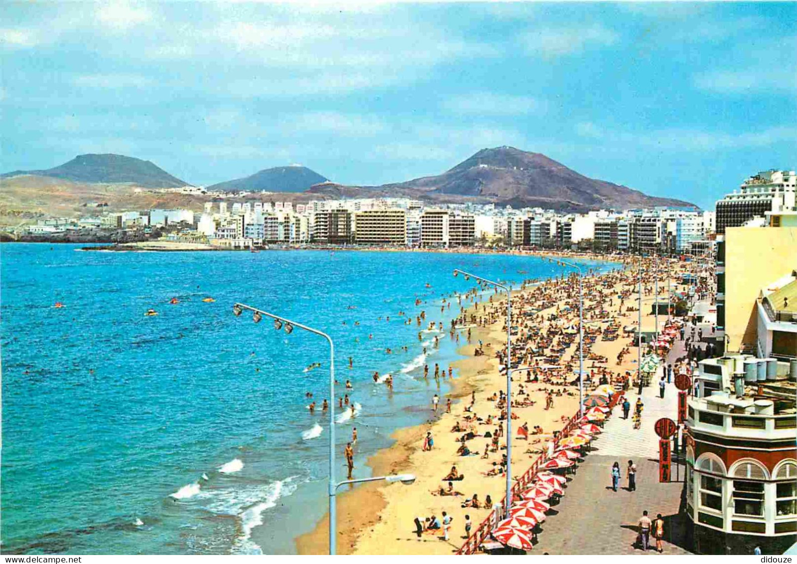 Espagne - Espana - Islas Canarias - Las Palmas De Gran Canaria - Paseo Y Playa De Las Canteras - CPM - Voir Scans Recto- - Gran Canaria