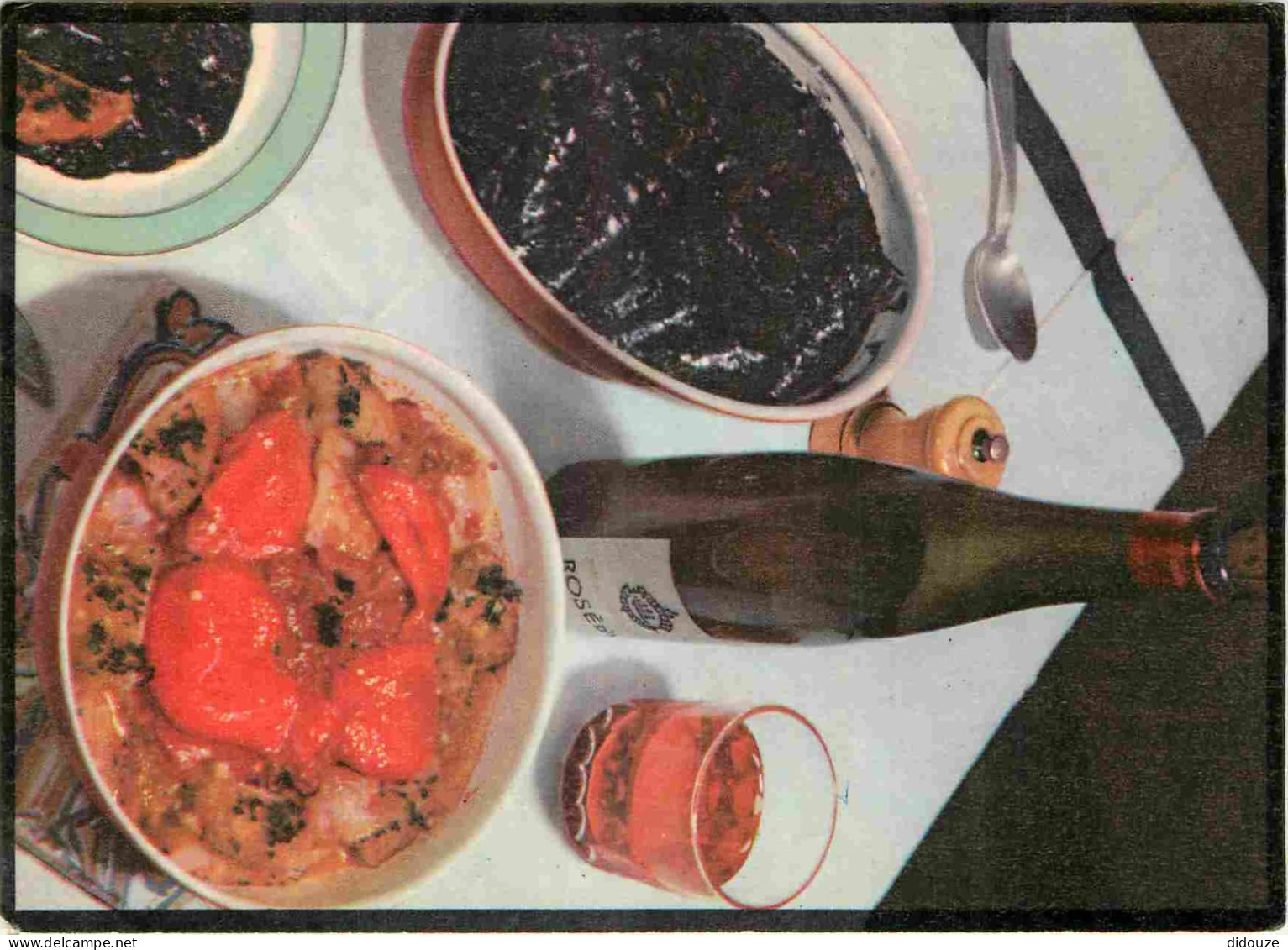 Recettes De Cuisine - Chipirones Con Su Tinta - Gastronomie - CPM - Voir Scans Recto-Verso - Recettes (cuisine)