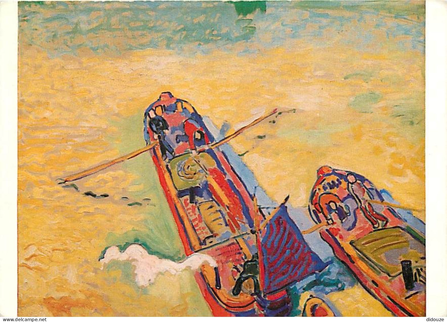 Art - Peinture - André Derain - Les Deux Péniches - 1904 - CPM - Carte Neuve - Voir Scans Recto-Verso - Peintures & Tableaux