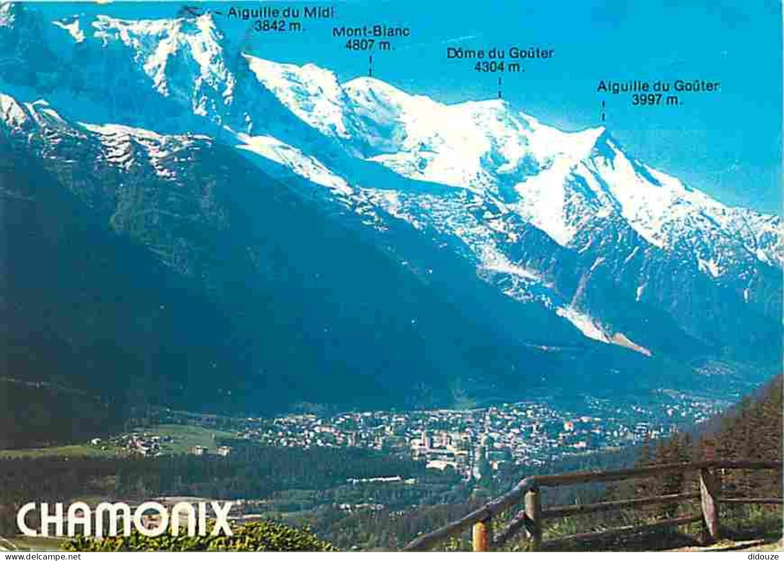74 - Chamonix - Mont-Blanc - Vue Générale - Flamme Postale - CPM - Voir Scans Recto-Verso - Chamonix-Mont-Blanc