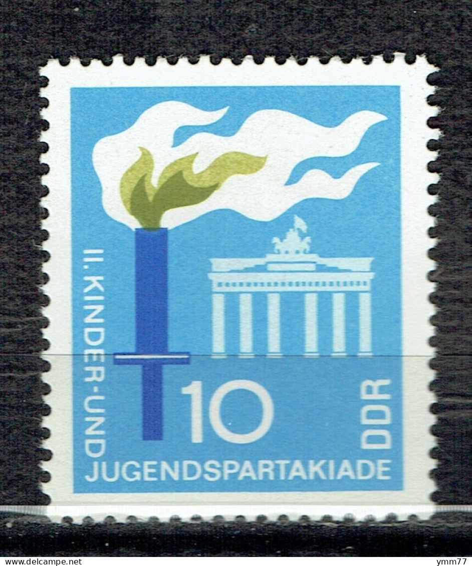 2èmes Jeux Sportifs De La Jeunesse à Berlin : Porte De Brandebourg - Unused Stamps