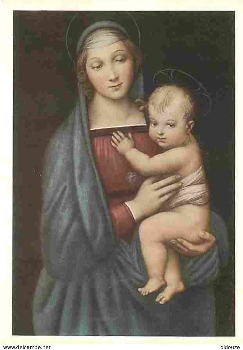 Art - Peinture Religieuse - Raffaello - La Madonna Del Granduca - CPM - Voir Scans Recto-Verso - Paintings, Stained Glasses & Statues