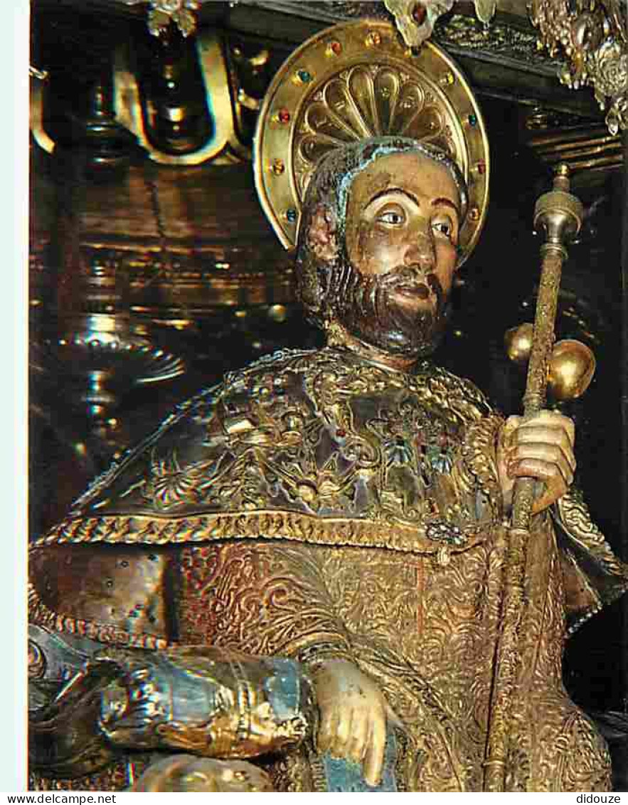 Art - Art Religieux - Santiago De Compostela - Cathédrale - Image Du Apostol - CPM - Voir Scans Recto-Verso - Paintings, Stained Glasses & Statues